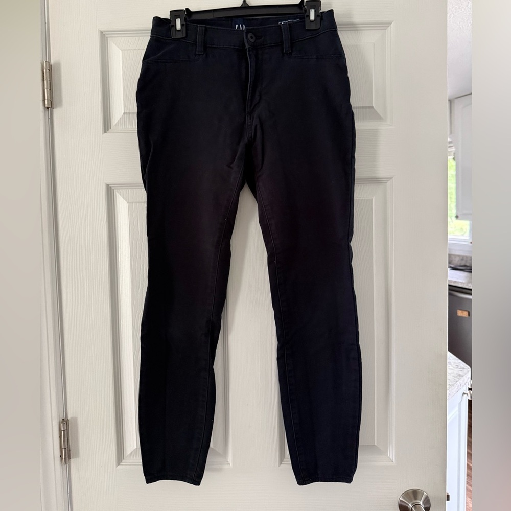 GAP black stretch skinny pant